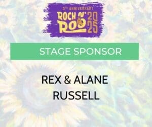 Rock N' Roo 2025 Stage Sponsor Rex & Alane Russell